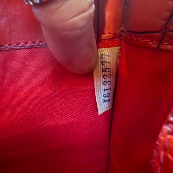 Dooney & Bourke Alto Leather Croc Embossed Satchel & wallet - Picture 13 of 17